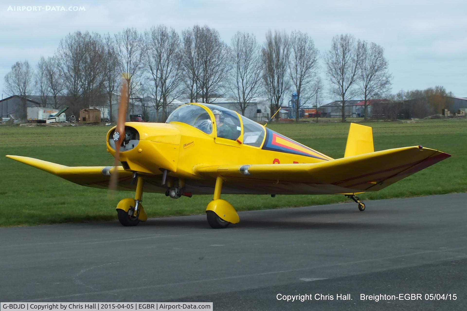 G-BDJD, 1977 Jodel D-112 C/N PFA 910, at the Easter Homebuilt Aircraft Fly-in