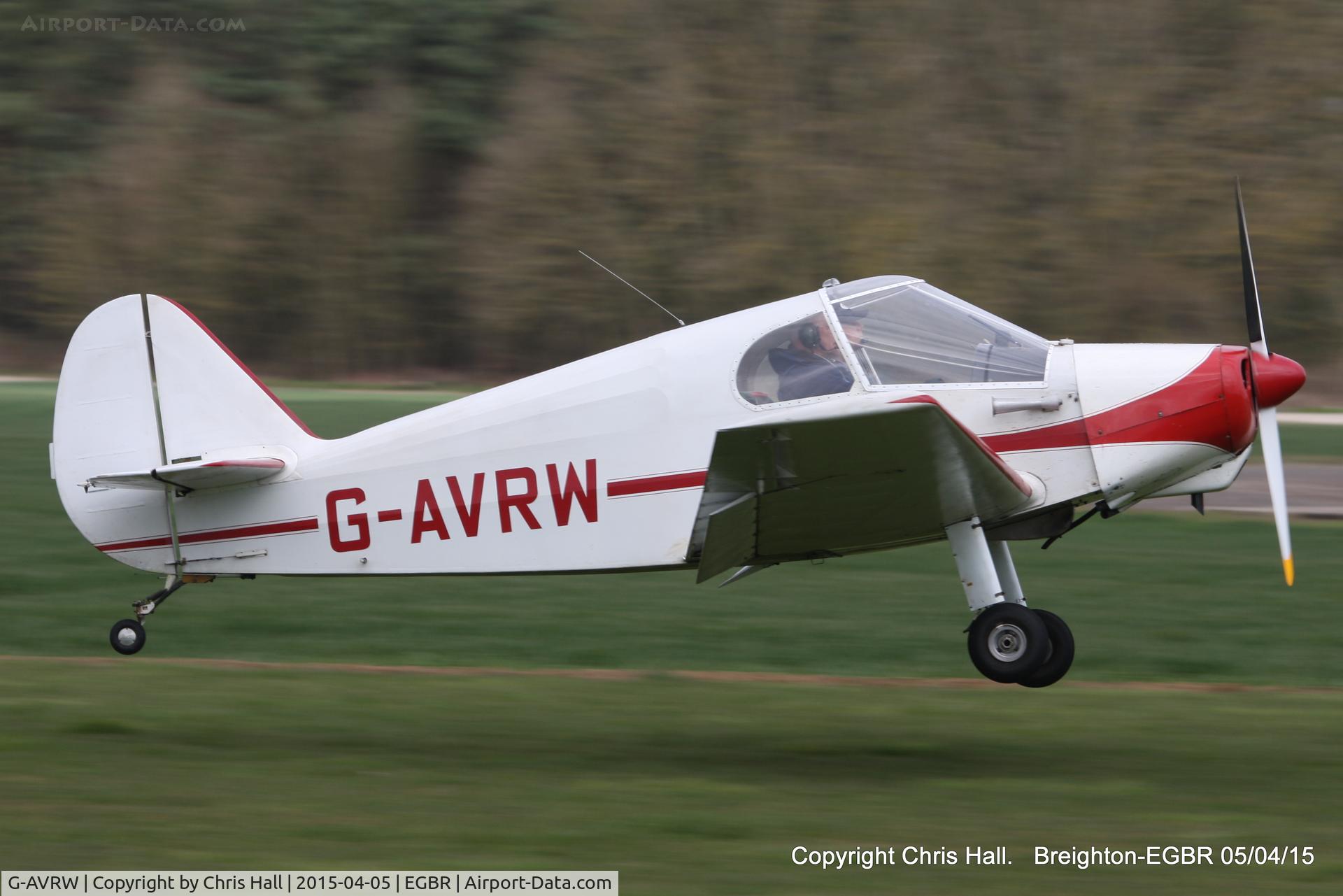G-AVRW, 1968 Gardan GY-20 Minicab C/N PFA 1800, at the Easter Homebuilt Aircraft Fly-in