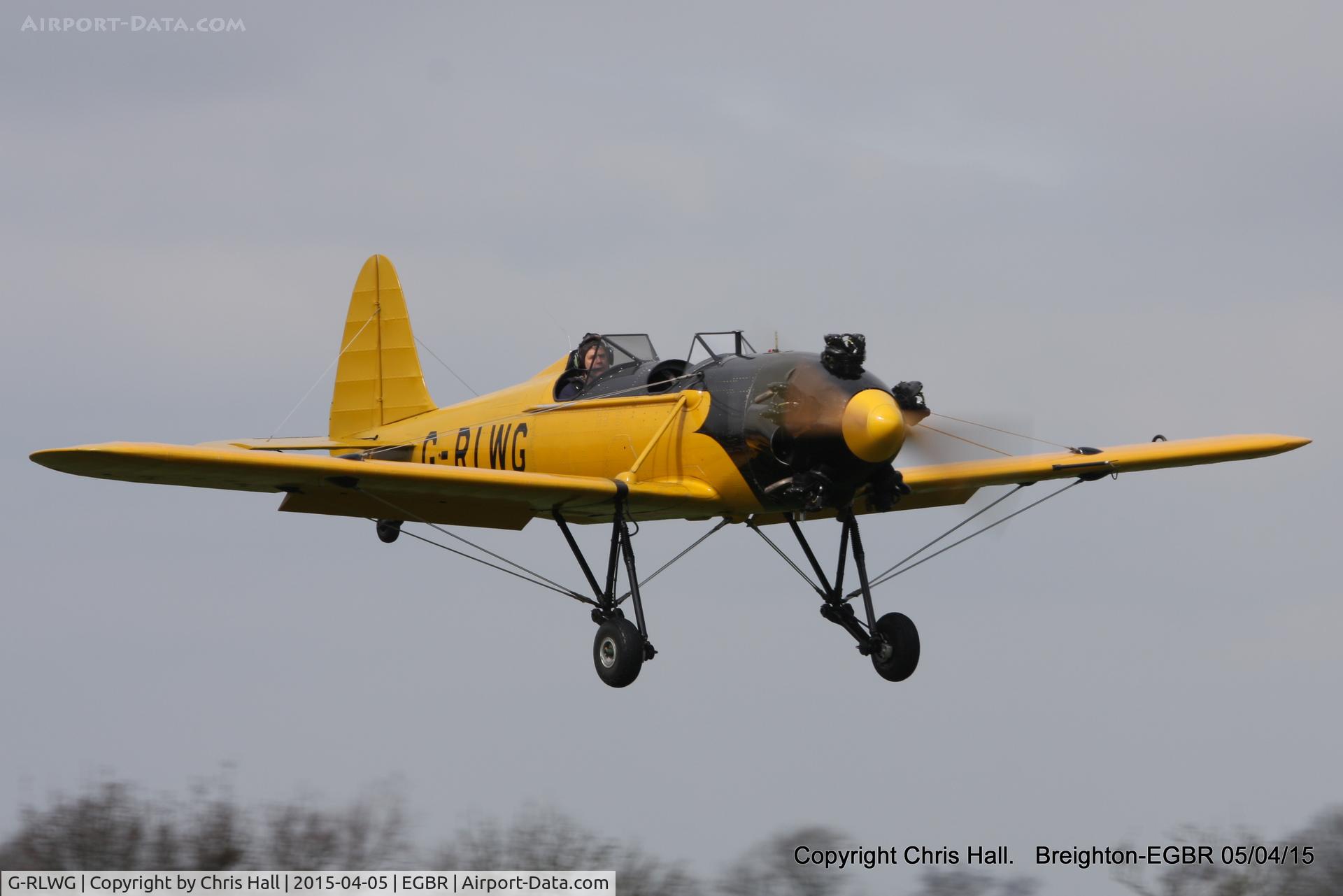 G-RLWG, 1942 Ryan PT-22 Recruit (ST3KR) C/N 1716, at the Easter Homebuilt Aircraft Fly-in