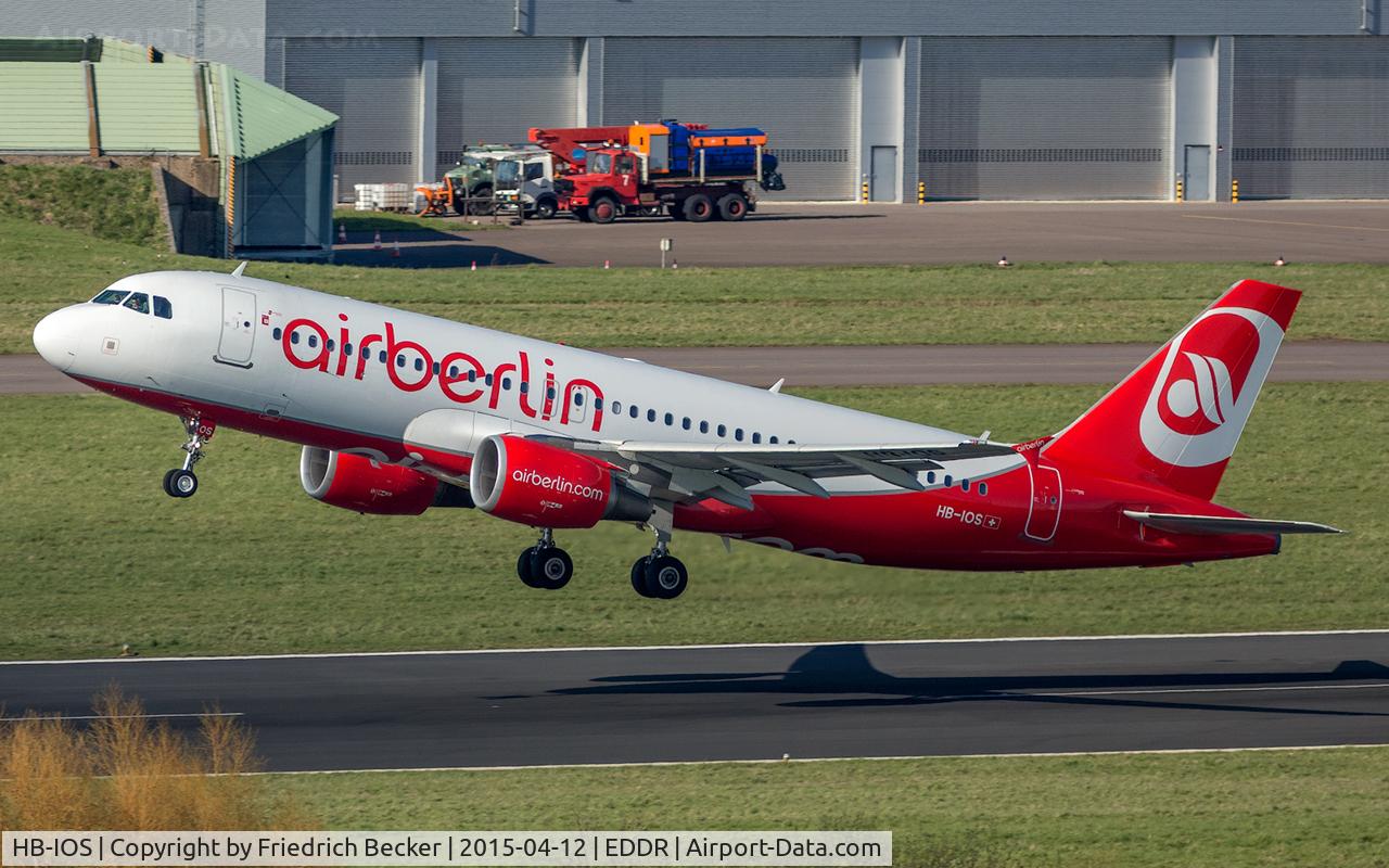 HB-IOS, 2006 Airbus A320-214 C/N 2968, departure to Palma via RW27