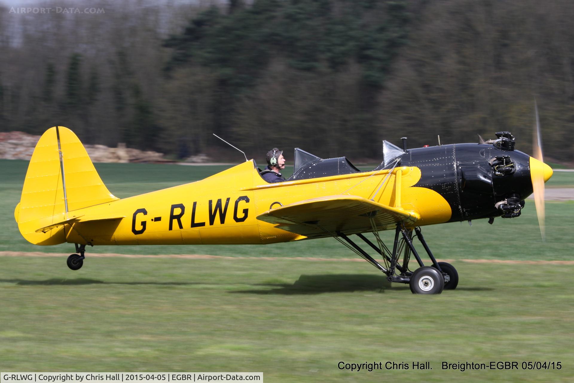G-RLWG, 1942 Ryan PT-22 Recruit (ST3KR) C/N 1716, at the Easter Homebuilt Aircraft Fly-in