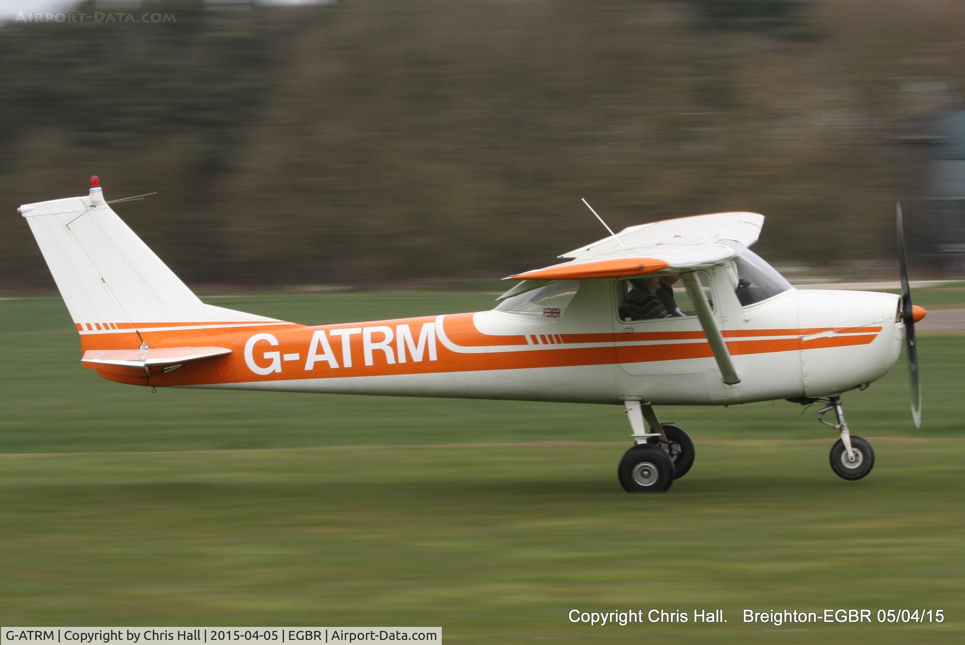 G-ATRM, 1966 Reims Cessna F150F C/N 0053, at the Easter Homebuilt Aircraft Fly-in