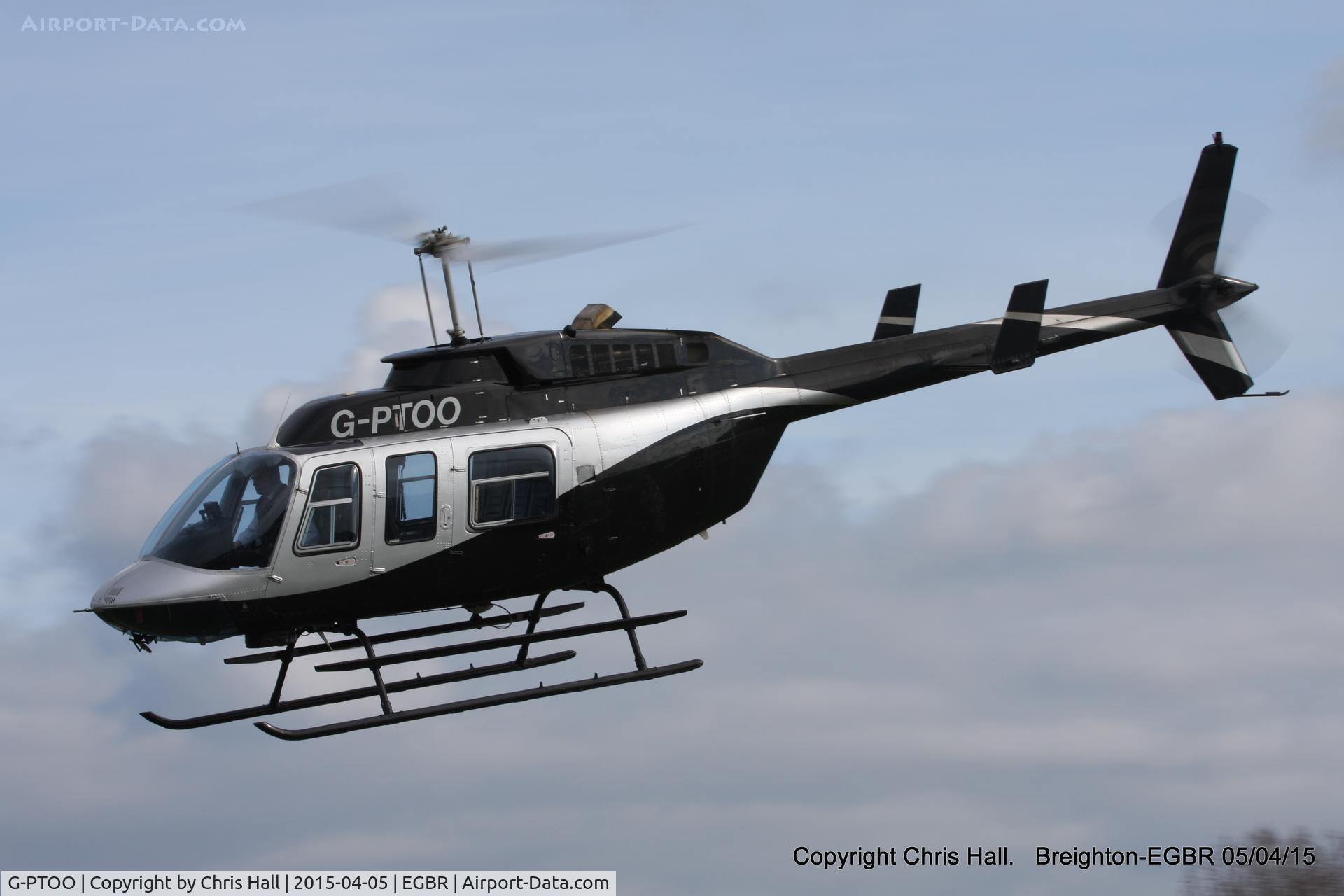 G-PTOO, 1995 Bell 206L-4 LongRanger IV LongRanger C/N 52132, at the Easter Homebuilt Aircraft Fly-in
