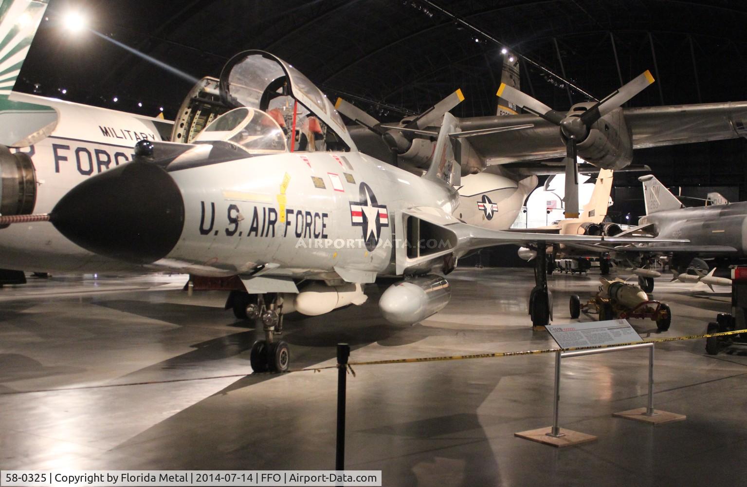 58-0325, 1958 McDonnell F-101B-110-MC Voodoo C/N 697, F-101B