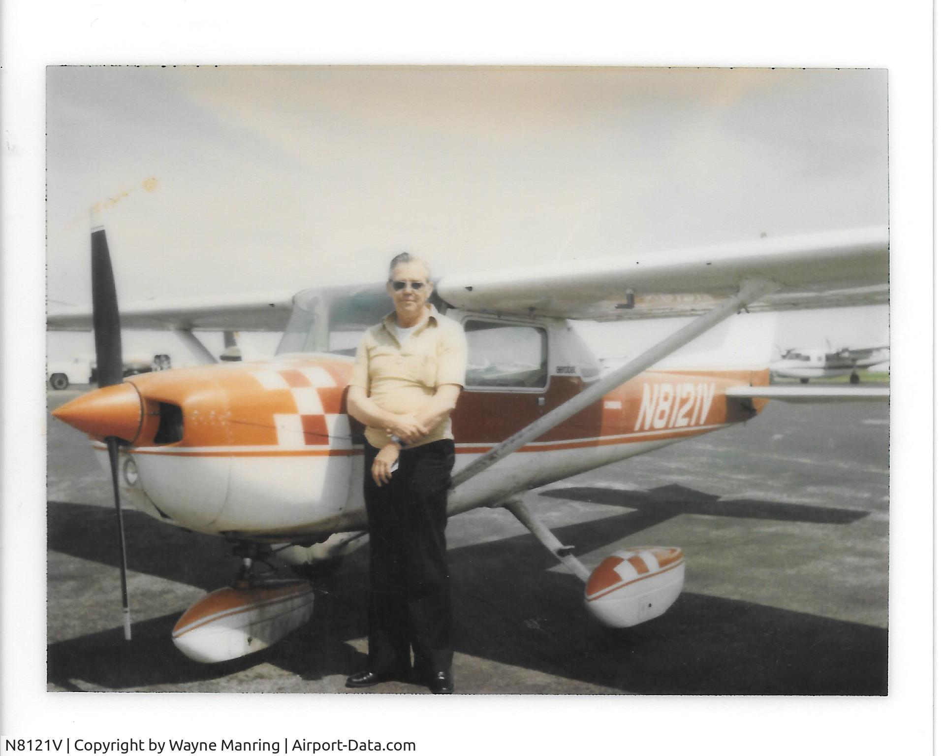 N8121V, 1974 Cessna A150M Aerobat C/N A1500530, Circa 1986. Parks St. Louis Airport, Cahokia, IL. 62206
