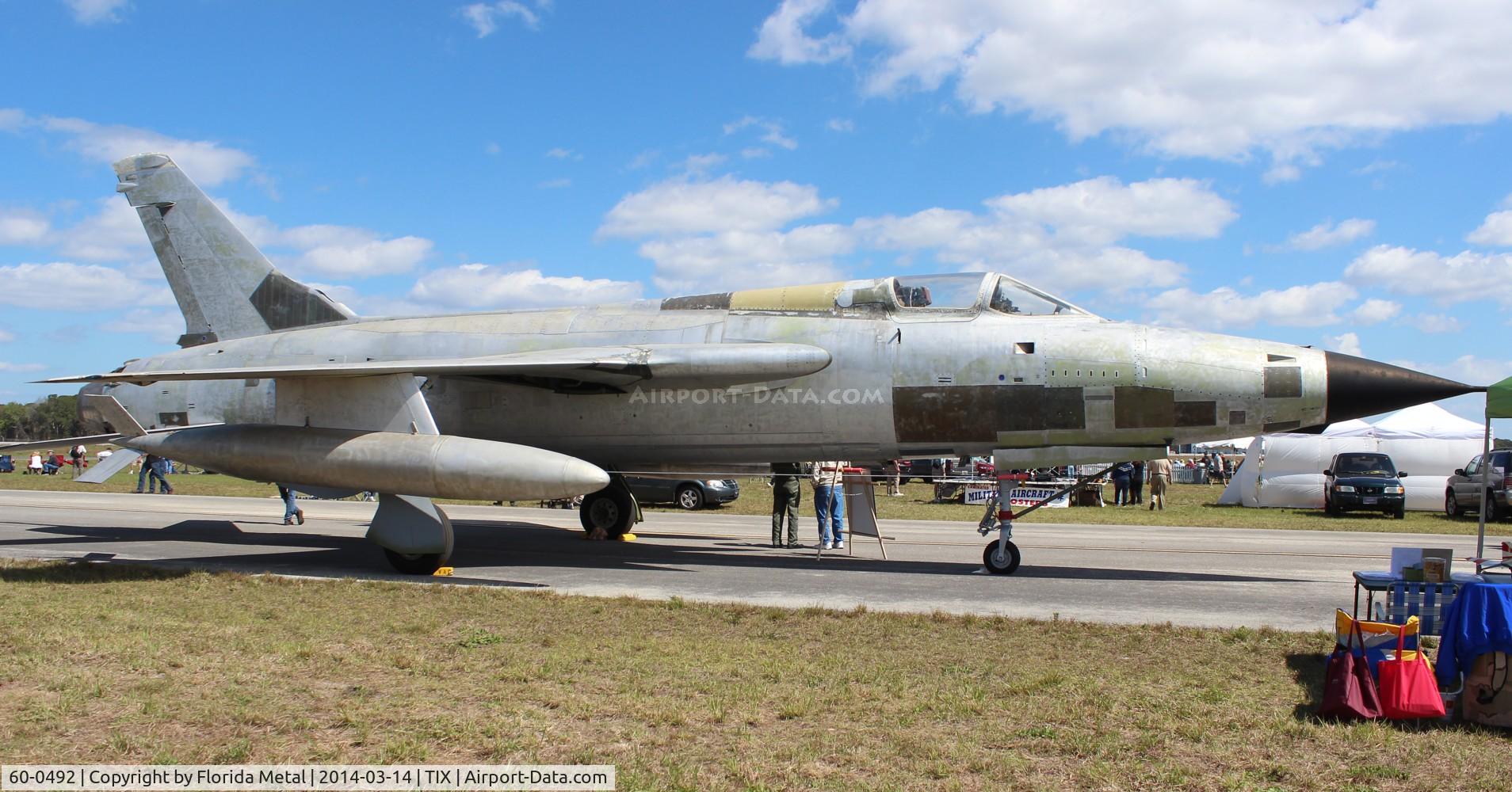 60-0492, 1960 Republic F-105D Thunderchief C/N D180, F-105D