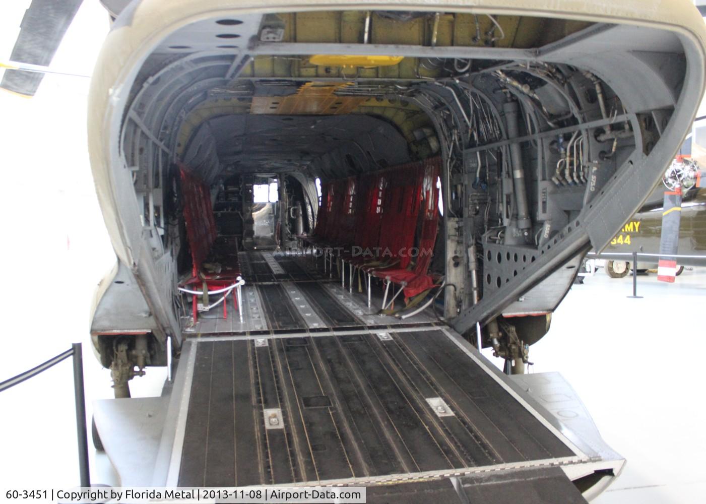 60-3451, 1961 Boeing Vertol CH-47A Chinook C/N B.010, CH-47 at Army Aviation Museum