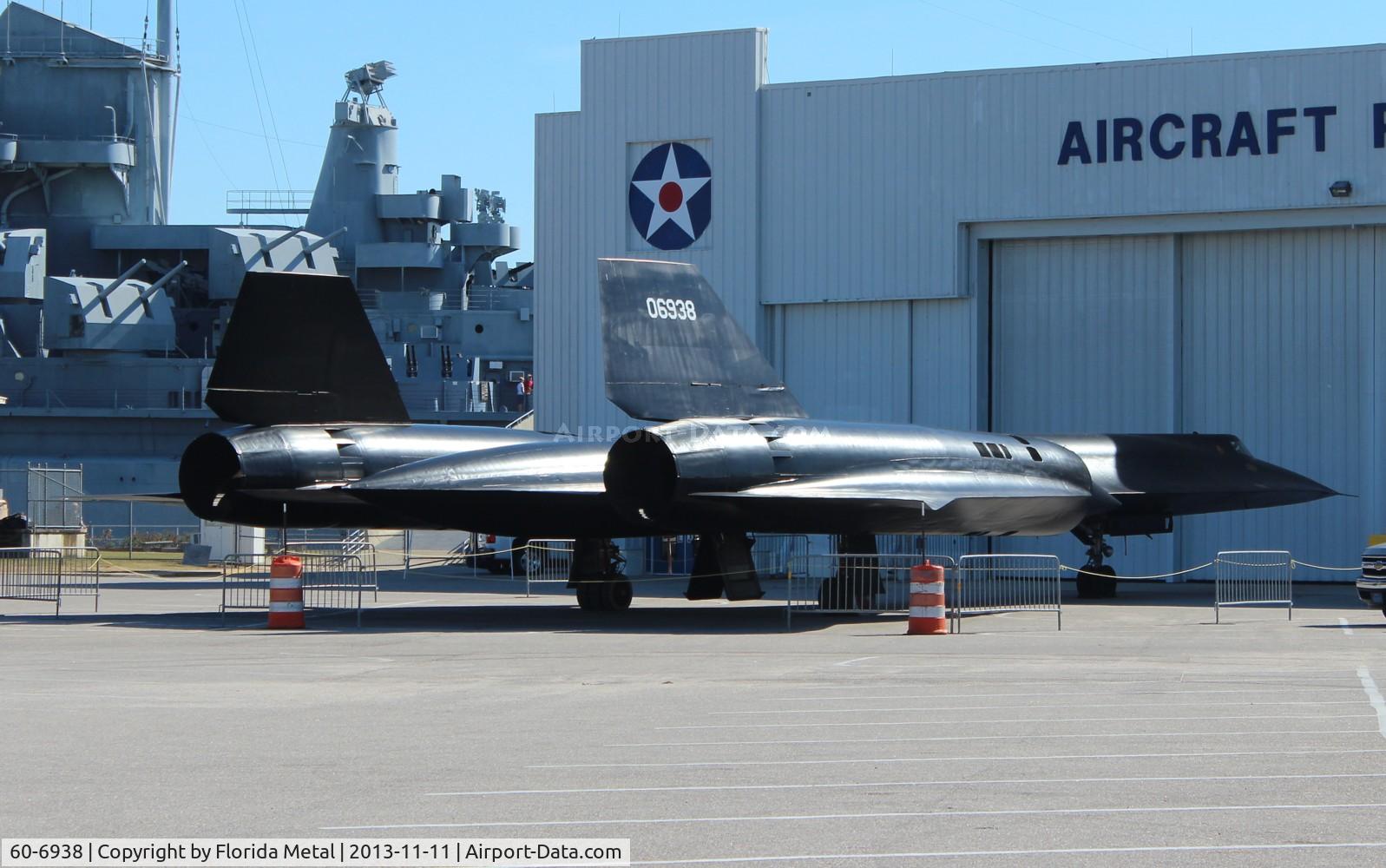 60-6938, 1962 Lockheed A-11 Blackbird C/N 132, A-11 Blackbird at Battleship Alabama