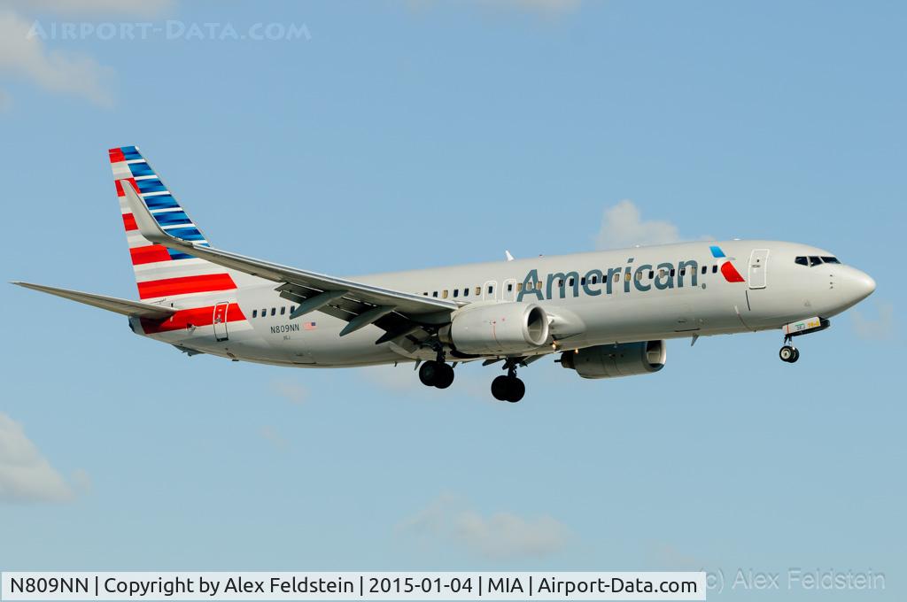 N809NN, 2009 Boeing 737-823 C/N 33519, Miami