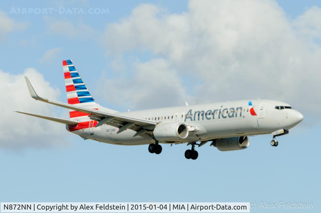 N872NN, 2011 Boeing 737-823 C/N 33219, Miami