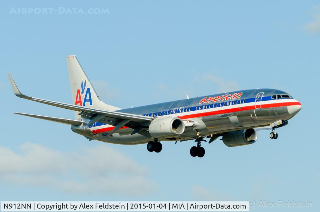 N912NN, 2012 Boeing 737-823 C/N 33319, Miami