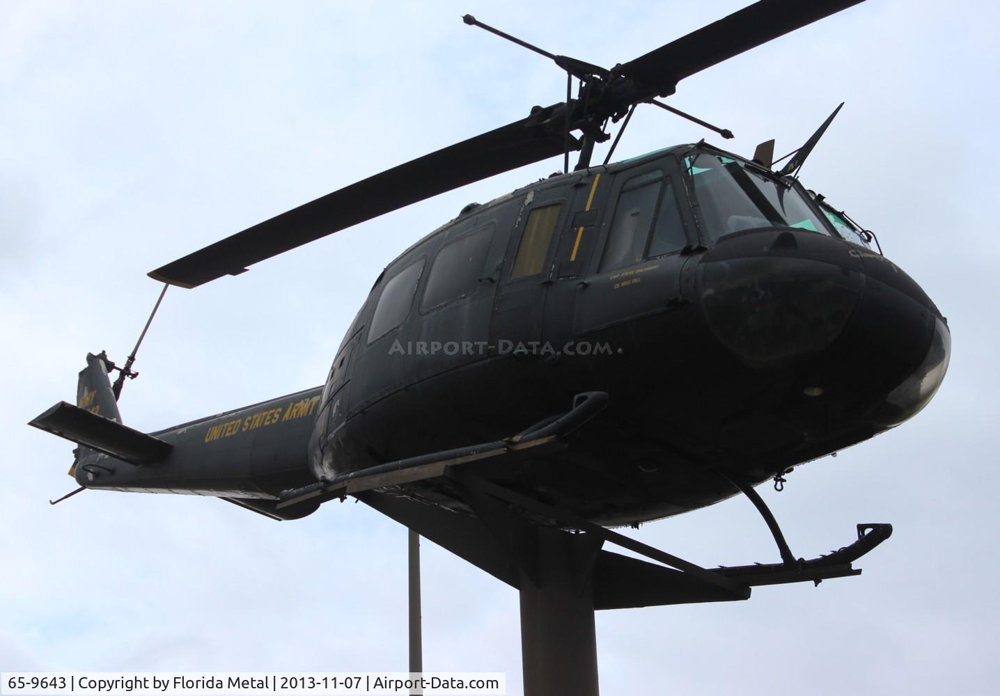 65-9643, 1965 Bell UH-1D Iroquois C/N 4684, UH-1D in Dothan AL