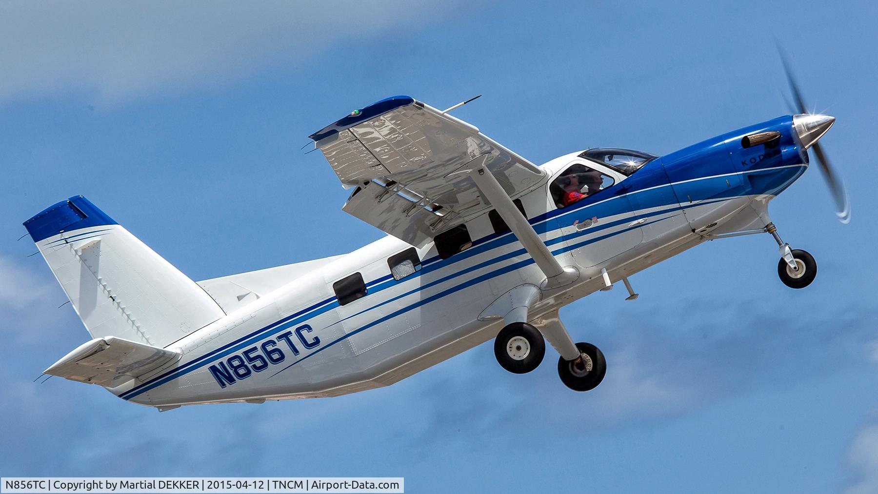 N856TC, 2010 Quest Kodiak 100 C/N 100-0041, take off SXM