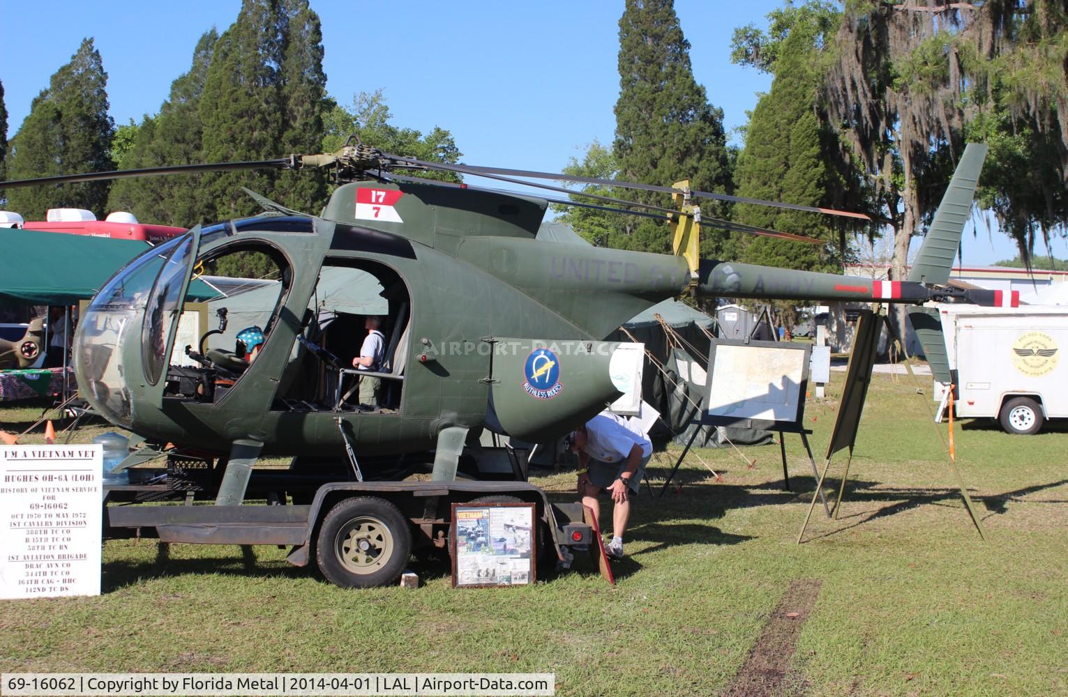 69-16062, 1969 Hughes MH-6B Cayuse C/N 1432, OH-6A