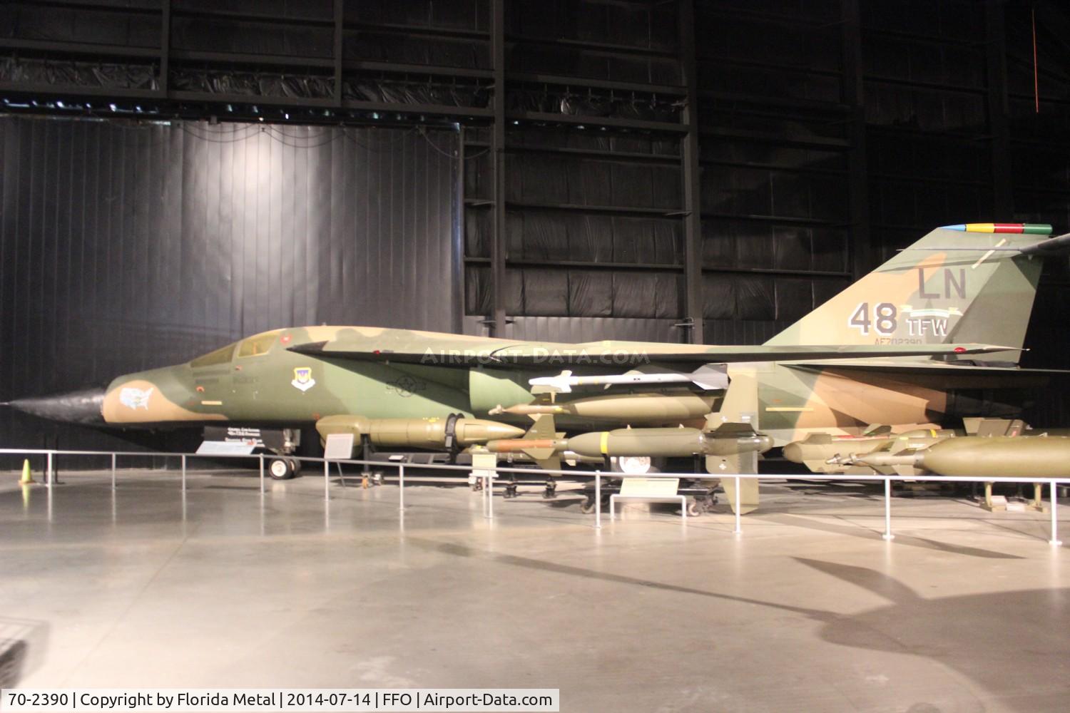 70-2390, 1970 General Dynamics F-111F Aardvark C/N E2-29, F-111F