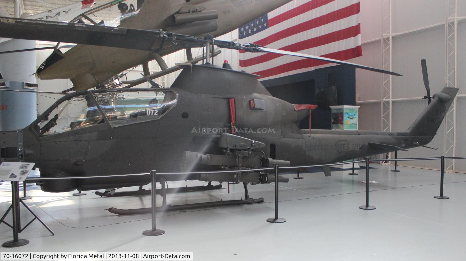 70-16072, 1970 Bell AH-1S Cobra C/N 21016, AH-1S at the Army Aviation Museum