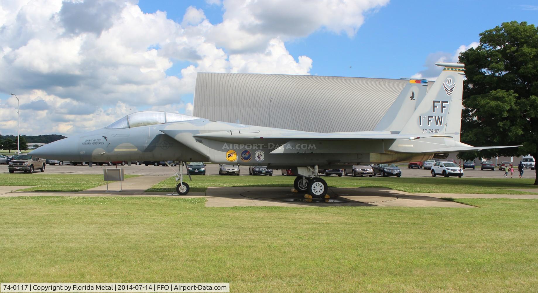 74-0117, 1974 McDonnell Douglas F-15A Eagle C/N 0093/A078, F-15A