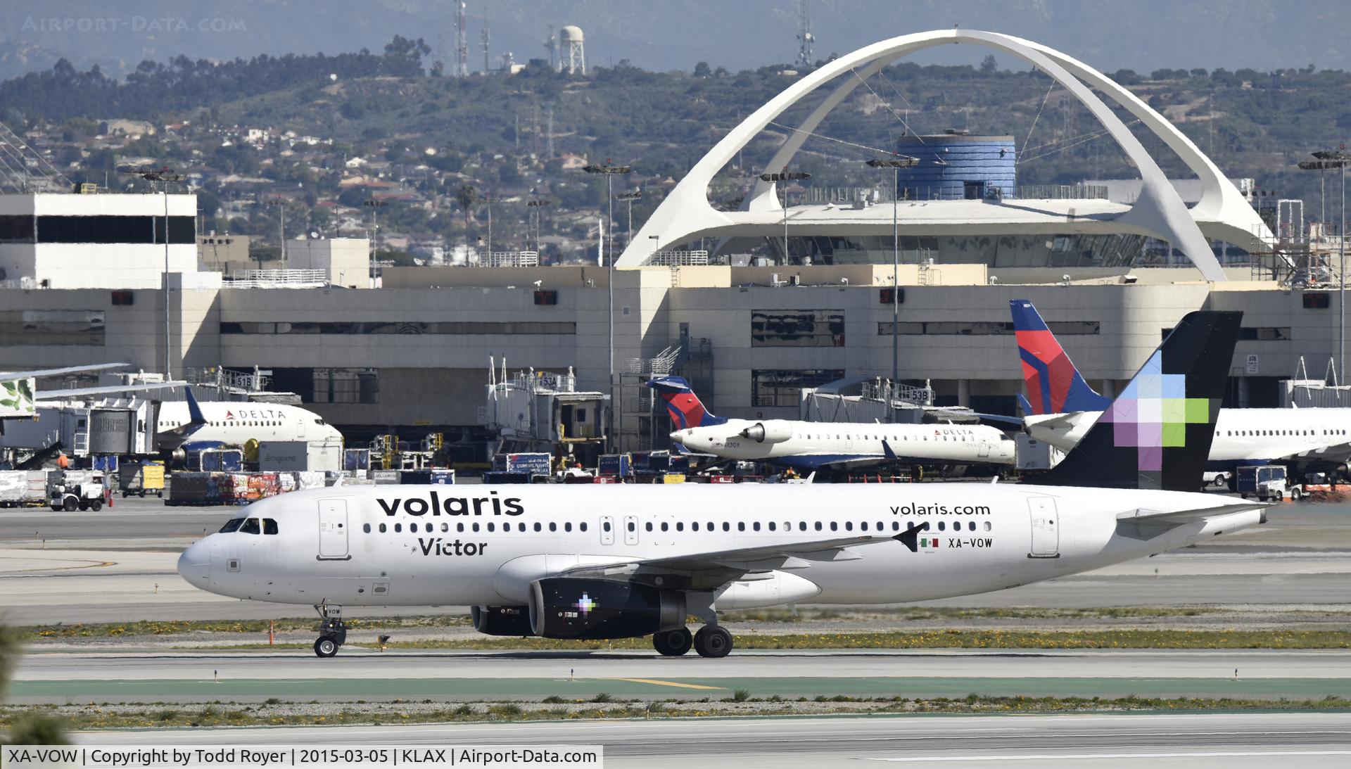 XA-VOW, 2008 Airbus A320-232 C/N 3543, Arrived at LAX on 25L
