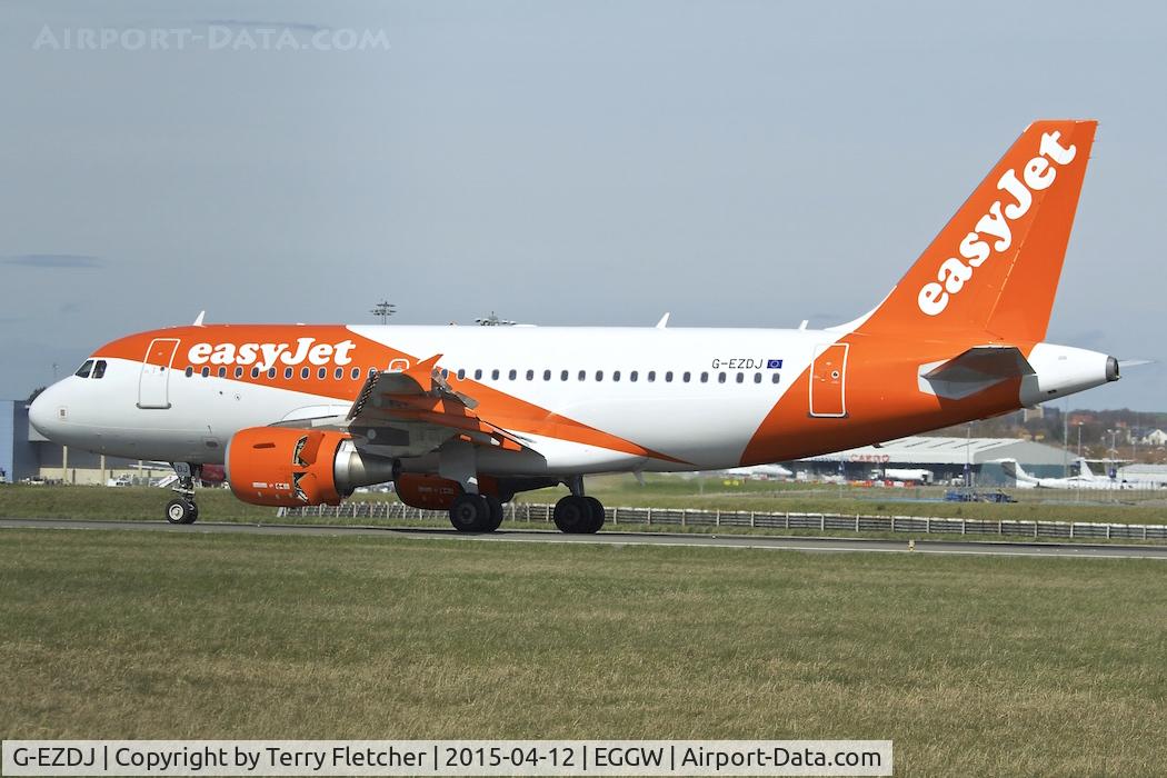 G-EZDJ, 2008 Airbus A319-111 C/N 3544, 2008 Airbus A319-111, c/n: 3544 in revised Easyjet c/s