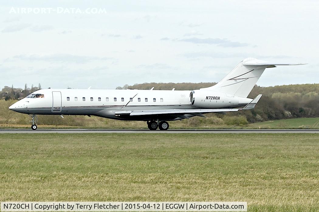 N720CH, 2001 Bombardier BD-700-1A10 Global Express C/N 9100, 2001 Bombardier BD-700-1A10, c/n: 9100 at Luton