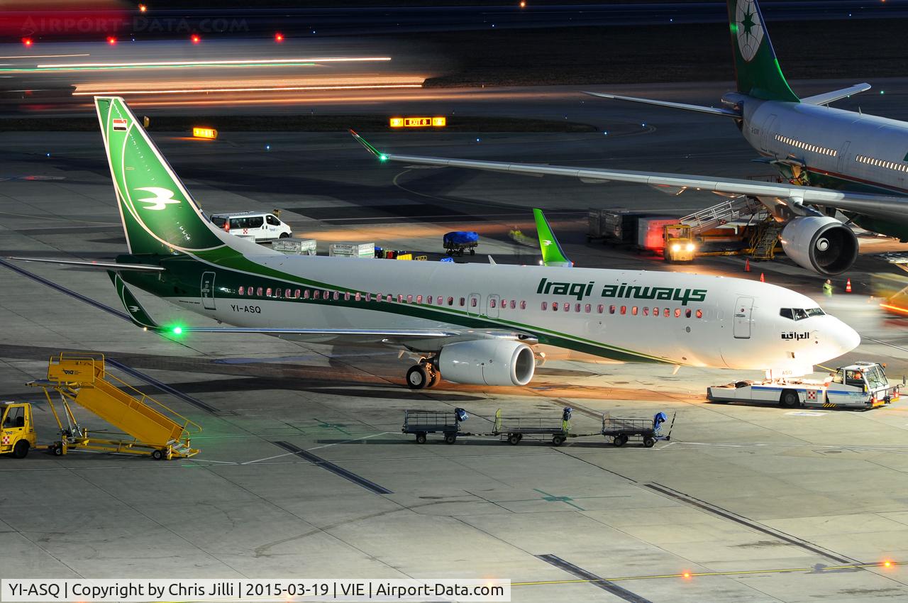 YI-ASQ, 2015 Boeing 737-81Z C/N 40079, Iraqi Airways