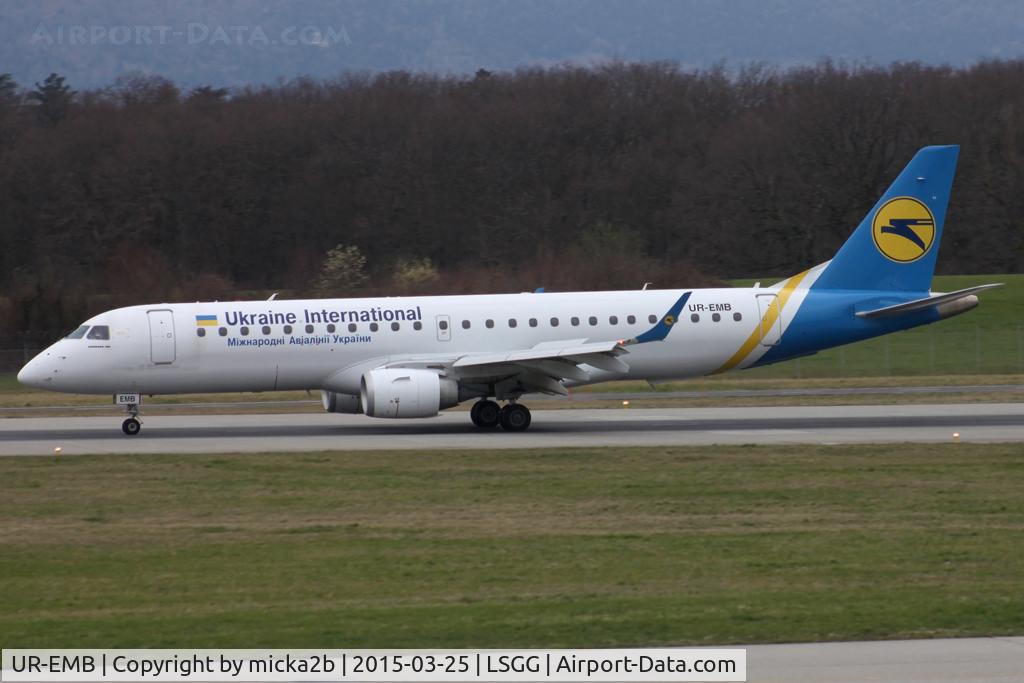 UR-EMB, 2012 Embraer 190STD (ERJ-190-100) C/N 19000501, Landing