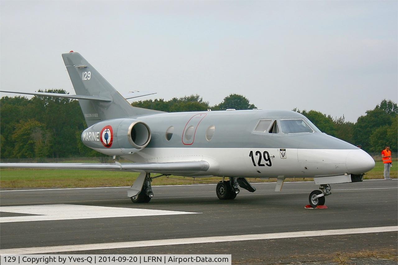 129, 1978 Dassault Falcon 10MER C/N 129, Dassault Falcon 10 MER, Static display, Rennes-St Jacques airport (LFRN-RNS) Air show 2014
