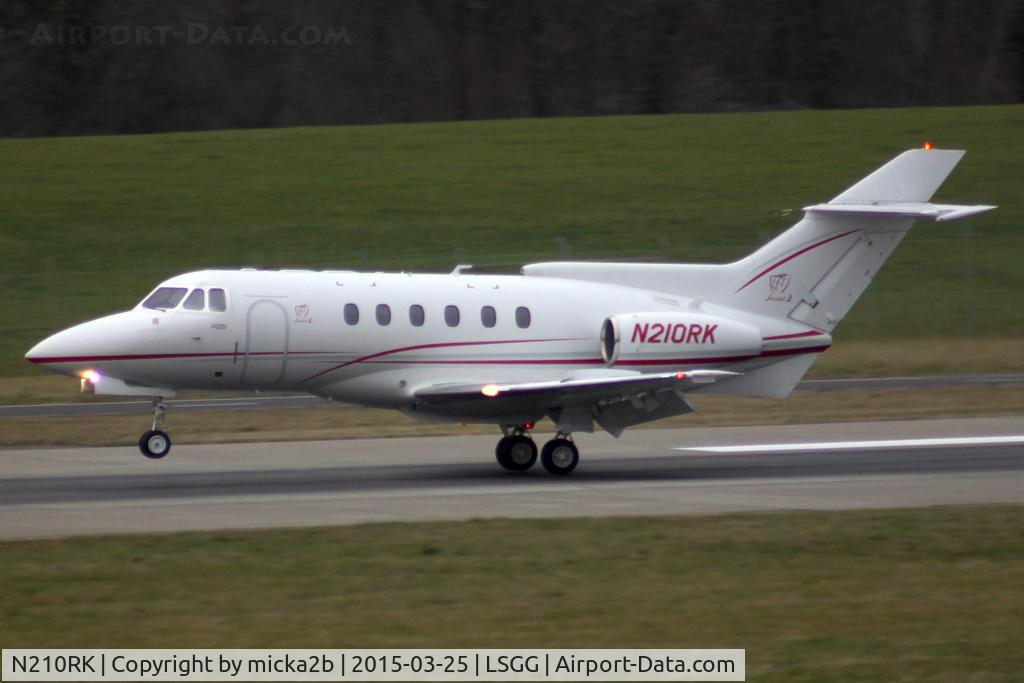 N210RK, 1979 British Aerospace HS.125-700A C/N 257073, Landing