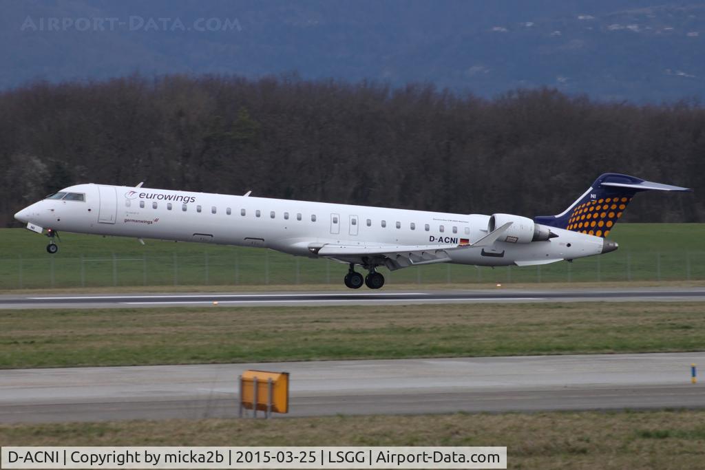 D-ACNI, 2009 Bombardier CRJ-900 NG (CL-600-2D24) C/N 15248, Landing
