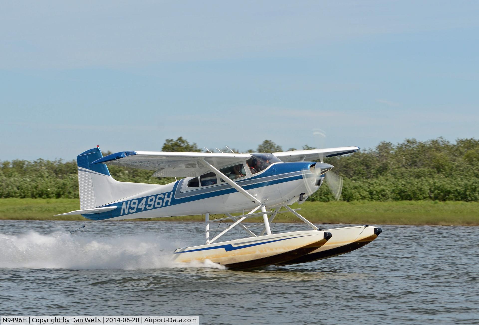 N9496H, 1977 Cessna A185F Skywagon 185 C/N 18503442, June 2014 on the Nushagak