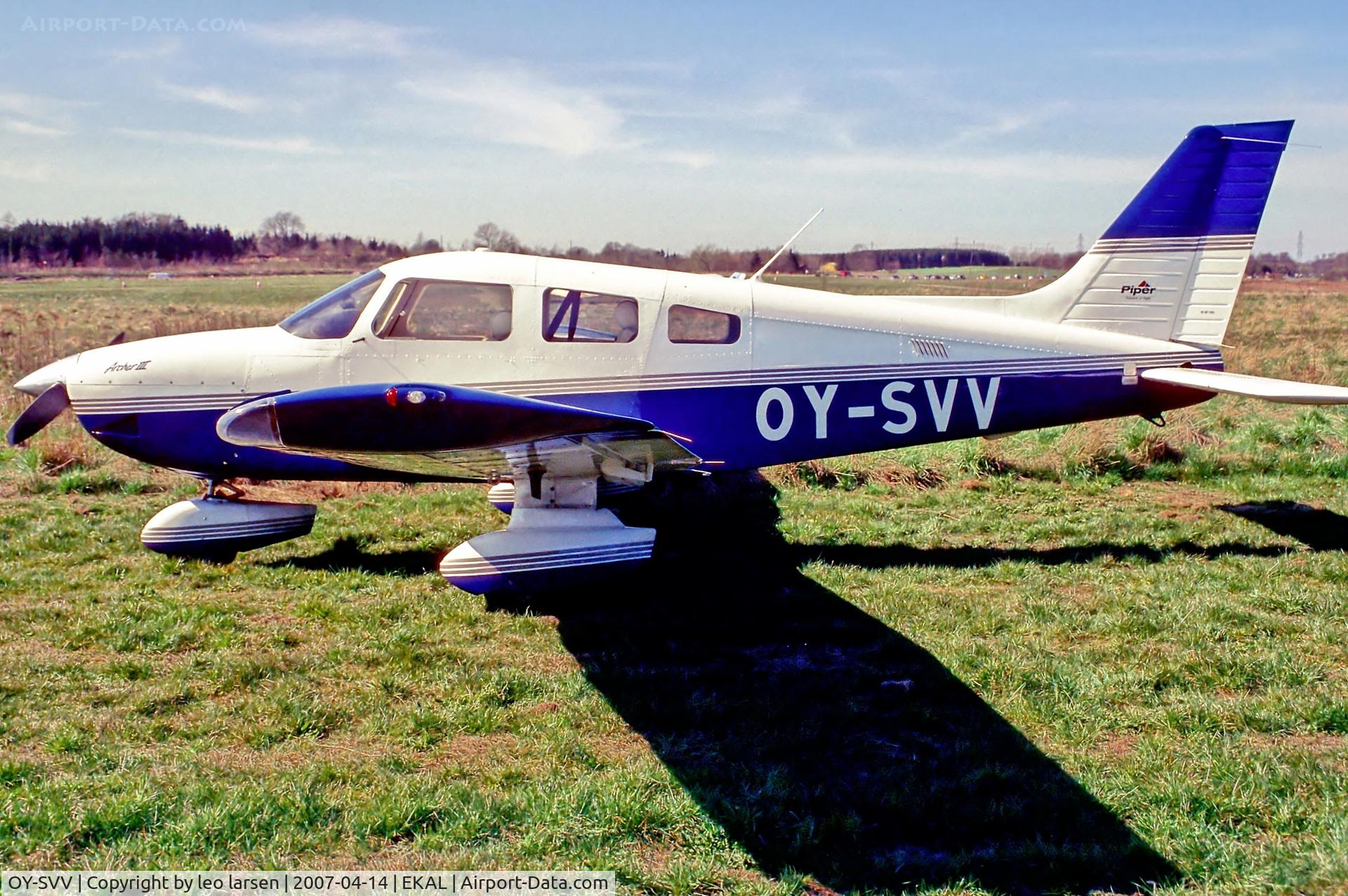 OY-SVV, 2003 Piper PA-28-181 Cherokee Archer III C/N 2843494, Allerød Denmark 14.4.07