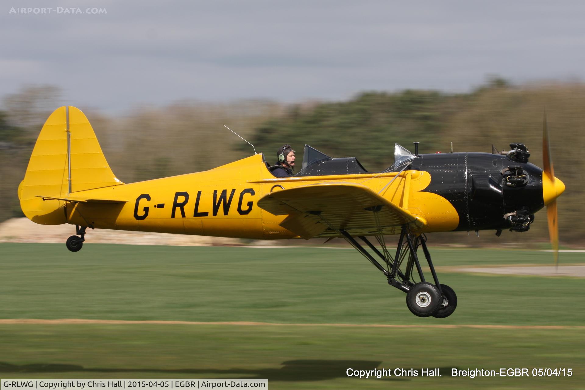 G-RLWG, 1942 Ryan PT-22 Recruit (ST3KR) C/N 1716, at the Easter Homebuilt Aircraft Fly-in