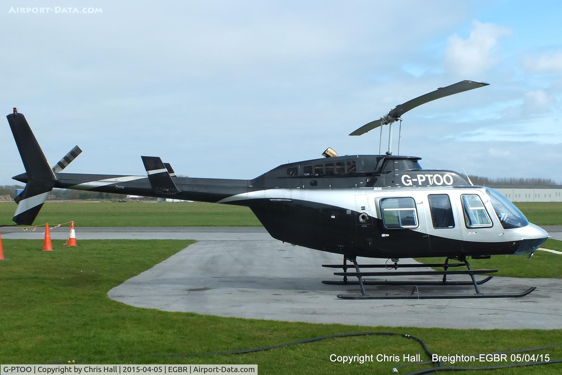 G-PTOO, 1995 Bell 206L-4 LongRanger IV LongRanger C/N 52132, at the Easter Homebuilt Aircraft Fly-in