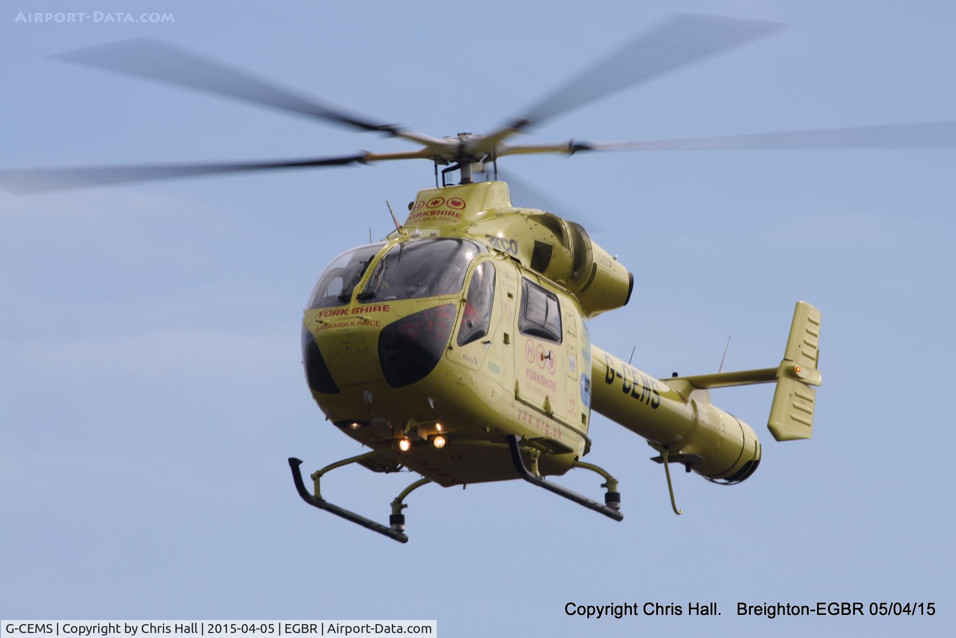 G-CEMS, 2001 MD Helicopters MD-900 Explorer C/N 900-00089, Yorkshire Air Ambulance