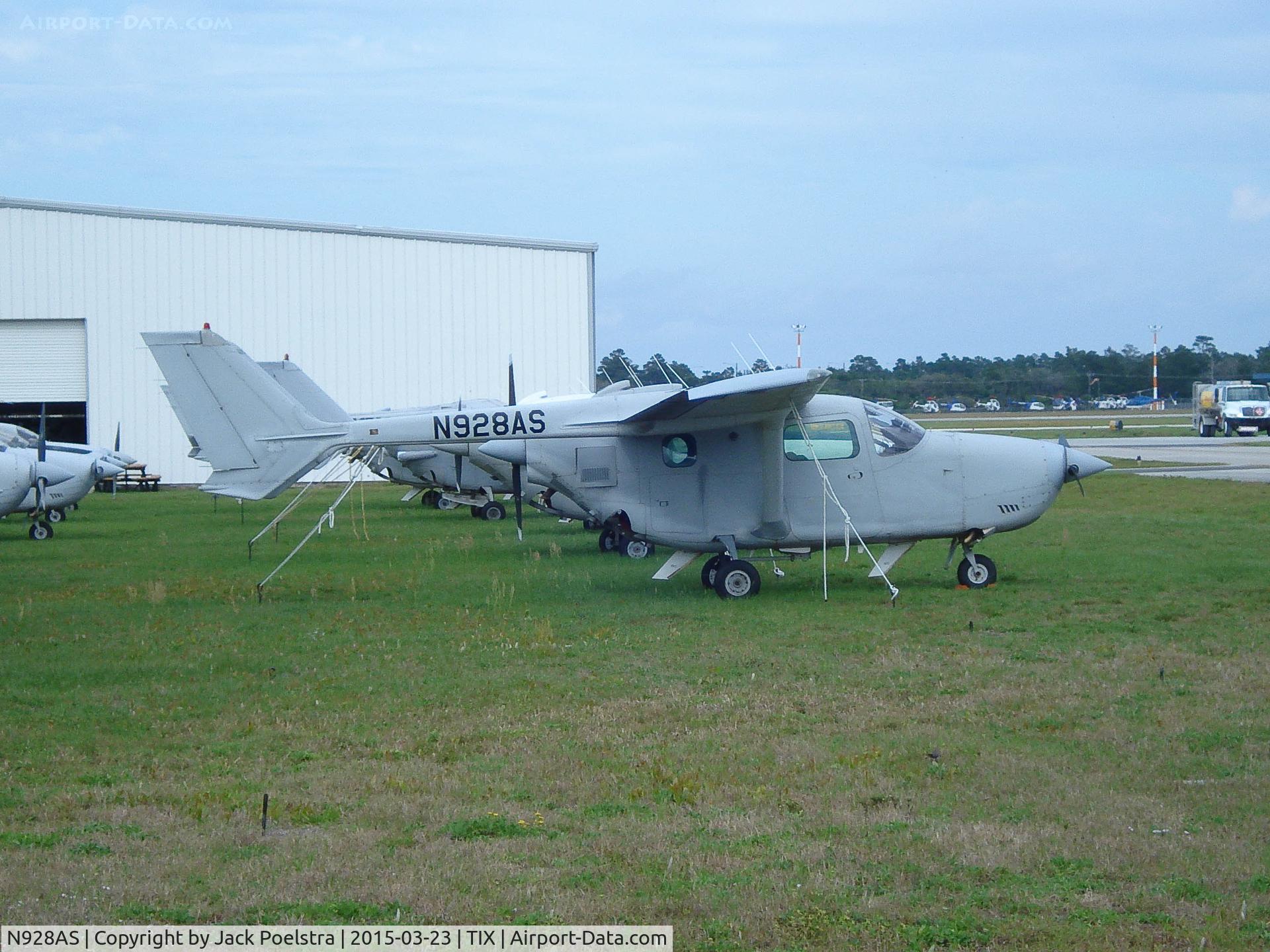 N928AS, Cessna T337H Turbo Skymaster C/N 33701904, N928AS in storage at Titusville airport