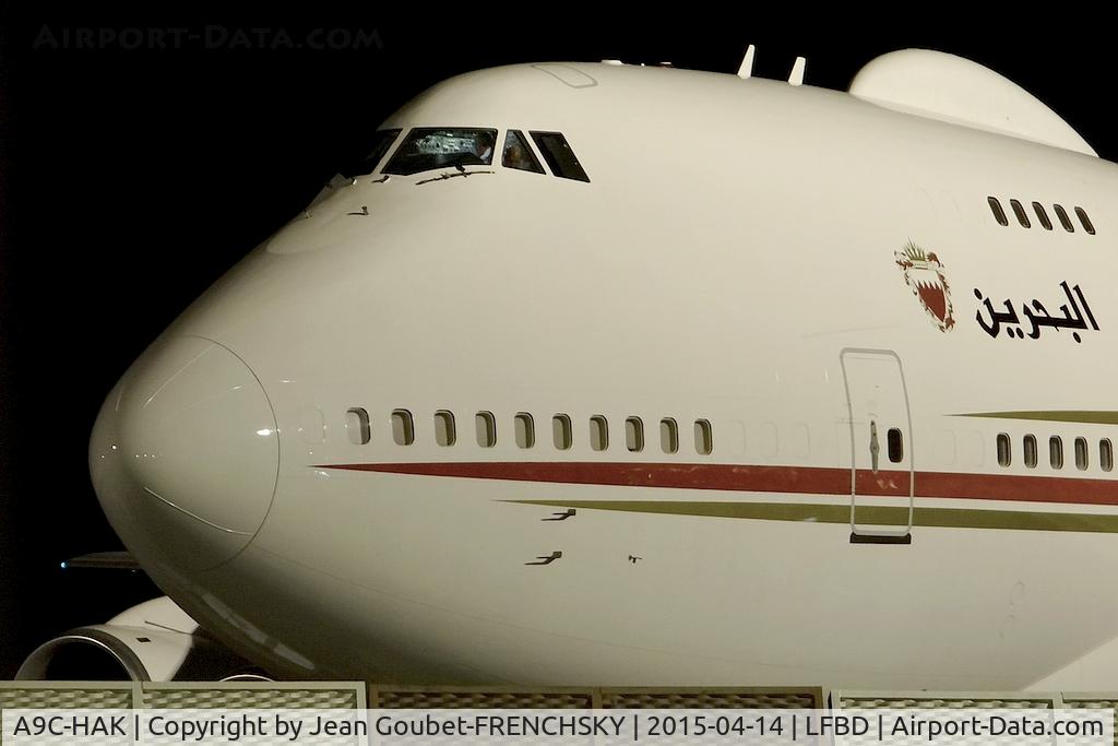 A9C-HAK, 1987 Boeing 747SP-Z5 C/N 23610/676, Bahrain Amiri Flight