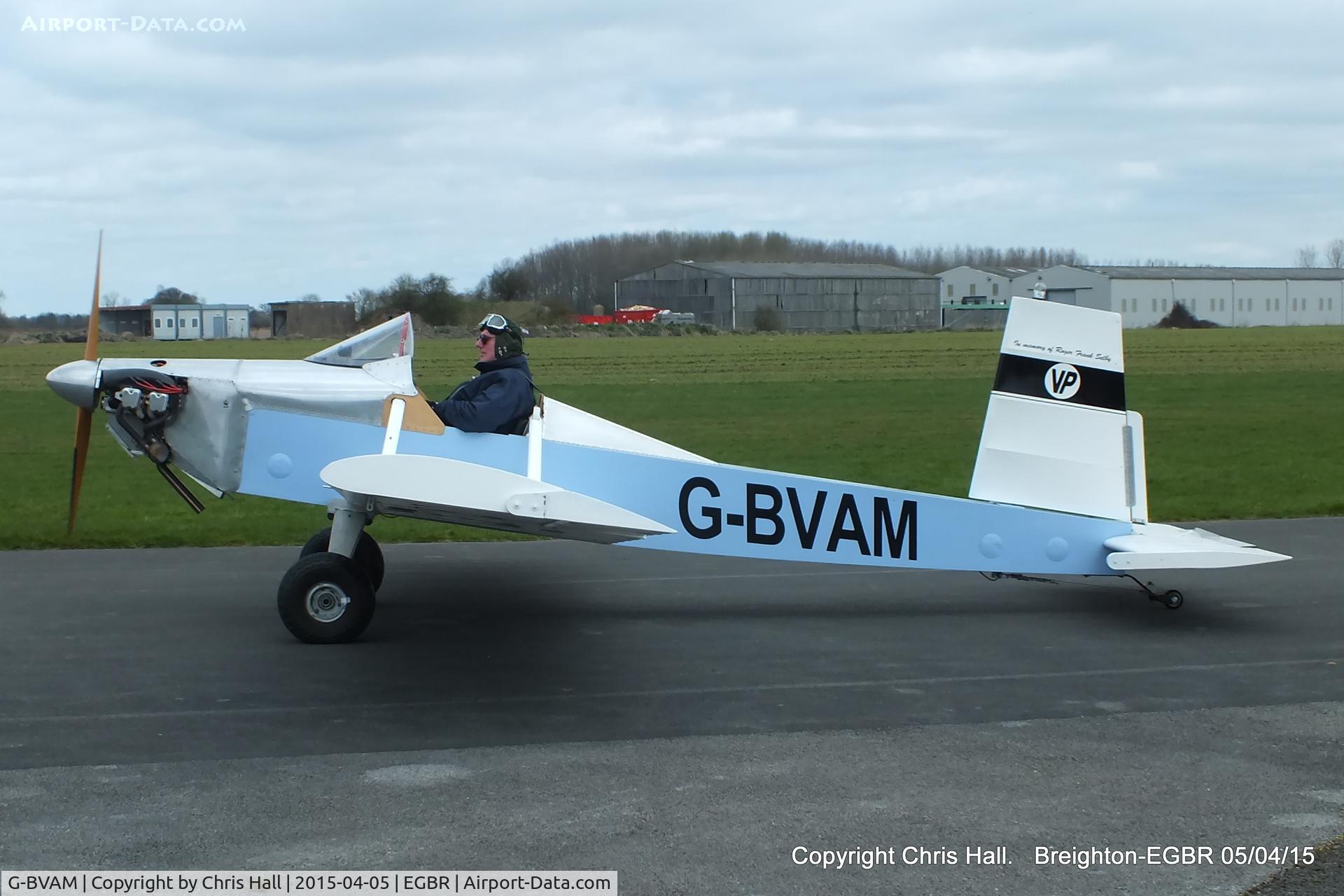 G-BVAM, 1993 Evans VP-1 Volksplane C/N PFA 062-12132, at the Easter Homebuilt Aircraft Fly-in
