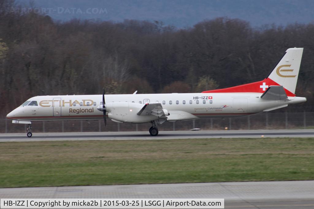 HB-IZZ, 1997 Saab 2000 C/N 2000-048, Taxiing