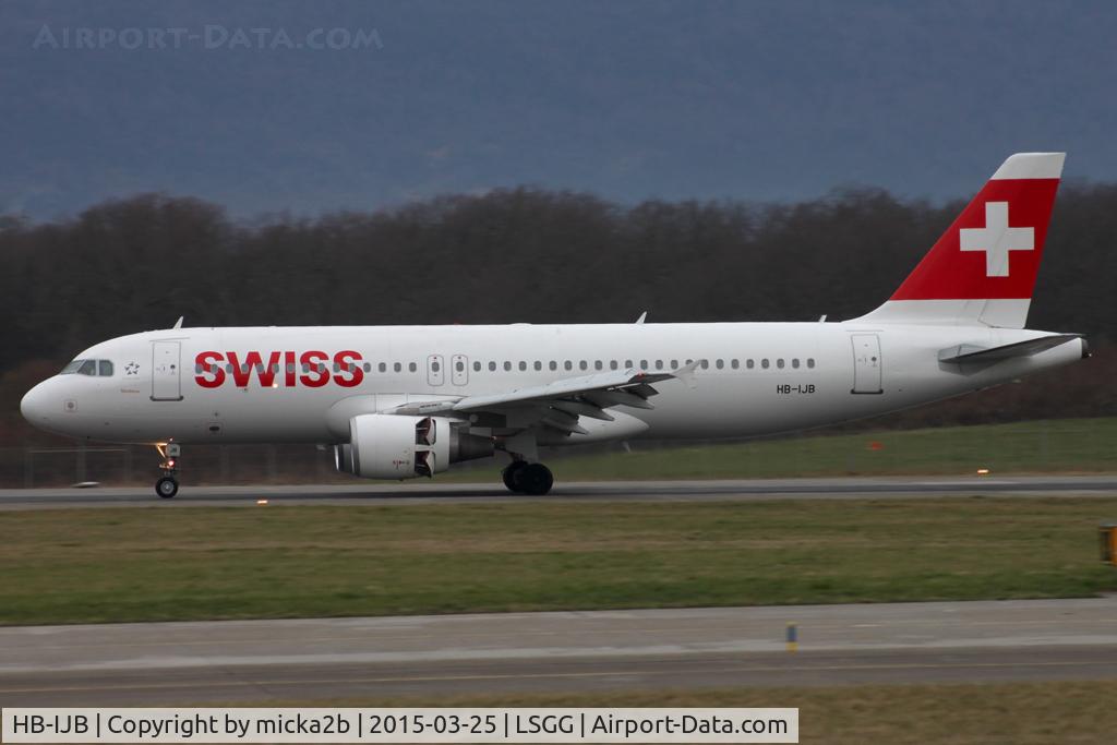 HB-IJB, 1995 Airbus A320-214 C/N 545, Landing