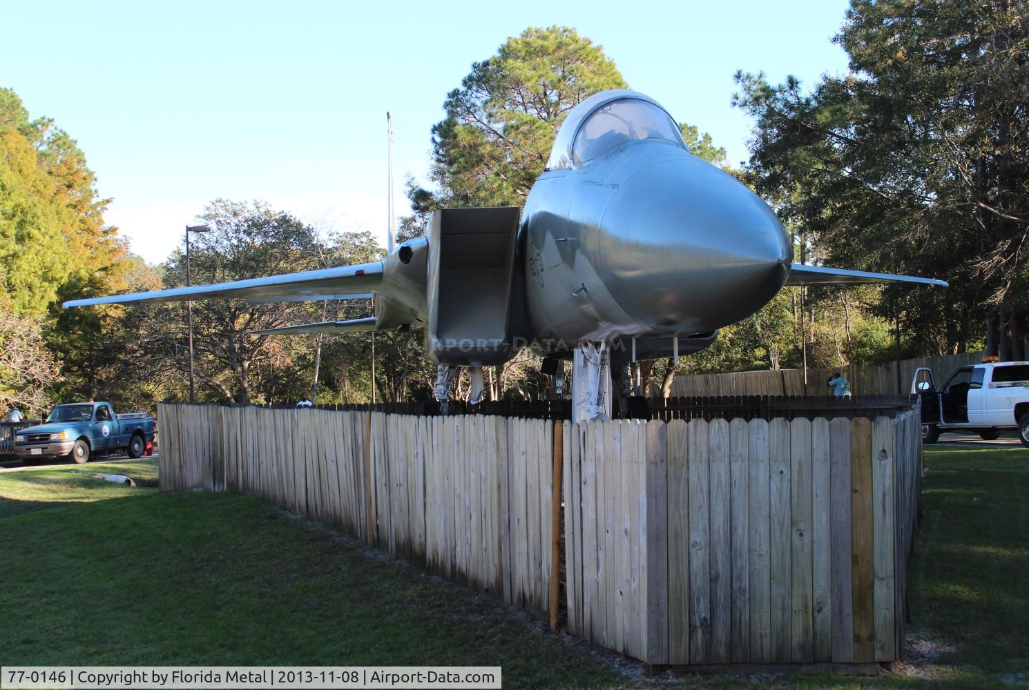 77-0146, 1977 McDonnell Douglas F-15A Eagle C/N 0436/A358, F-15A Eagle in a park in Calloway FL