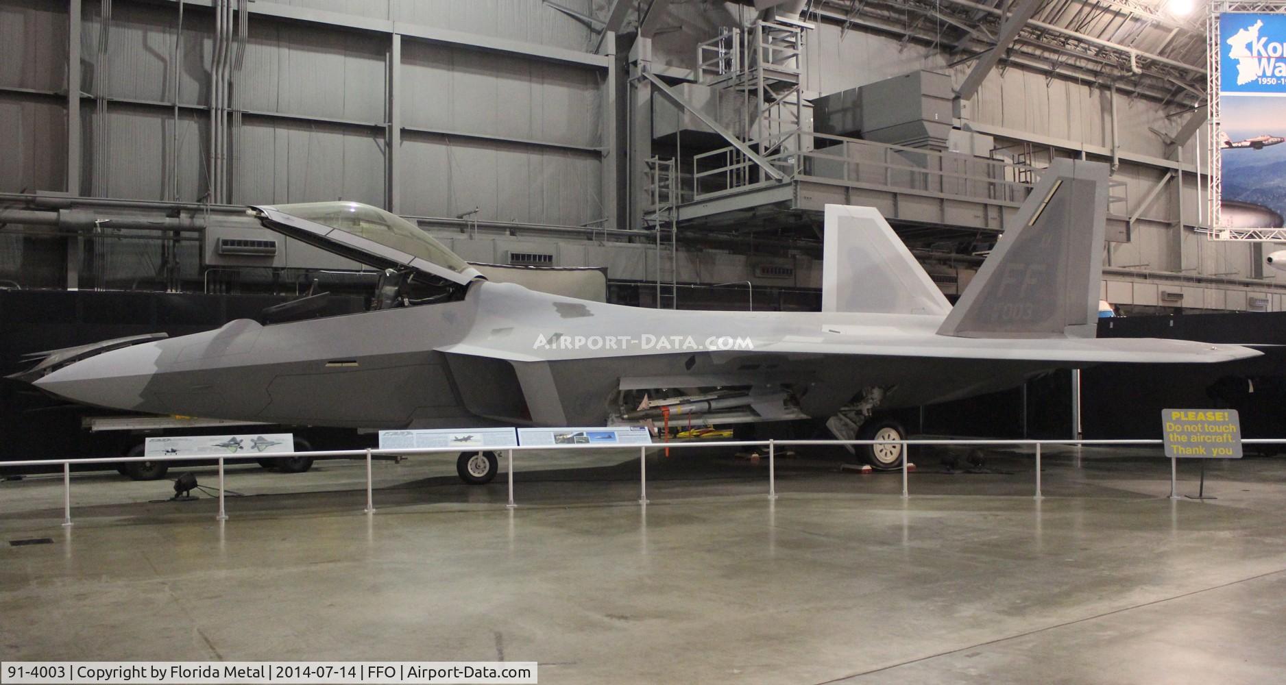91-4003, 1992 Lockheed Martin F-22A Raptor C/N 4003, F-22A