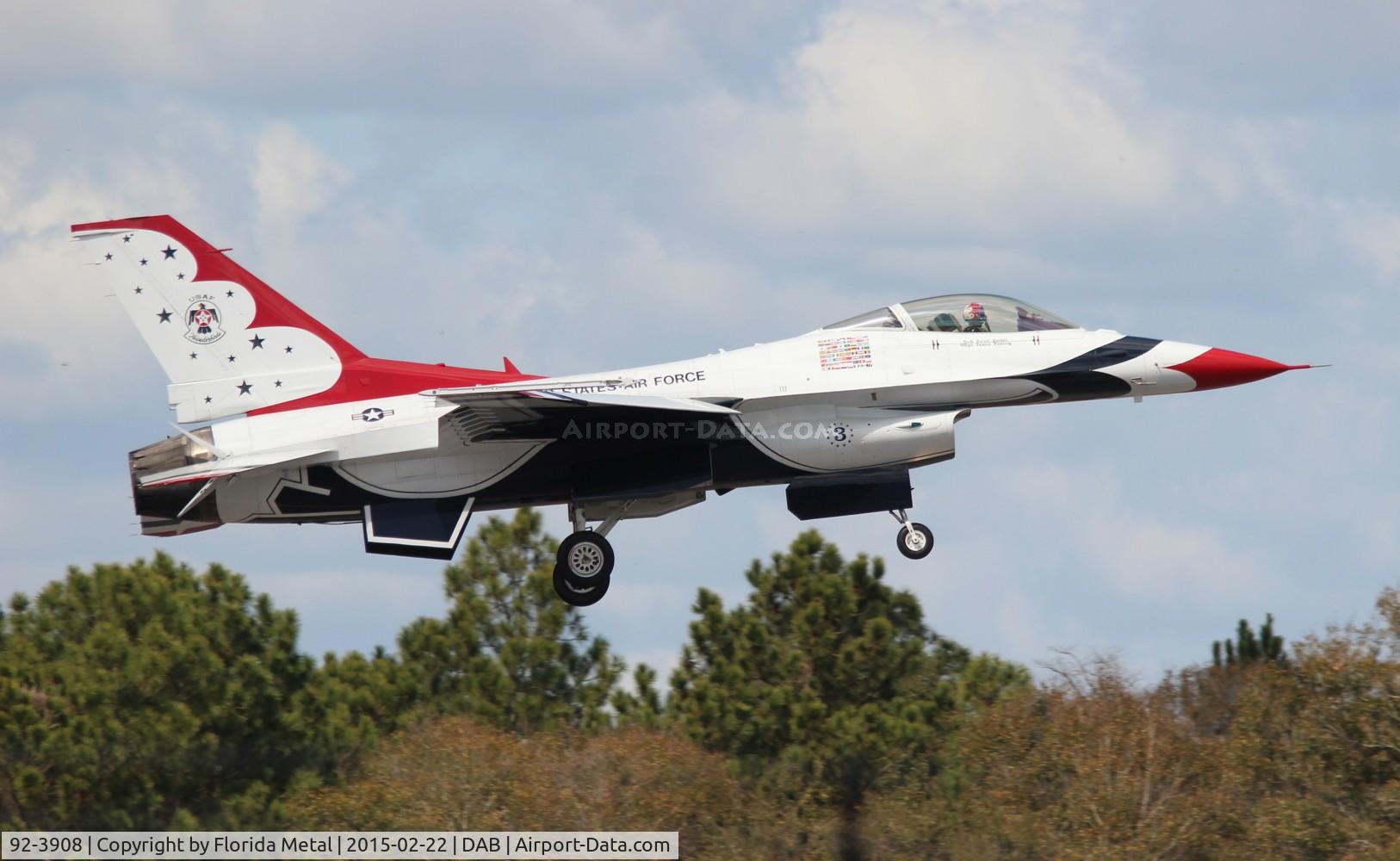 92-3908, 1992 General Dynamics F-16CM Fighting Falcon C/N CC-150, Thunderbirds