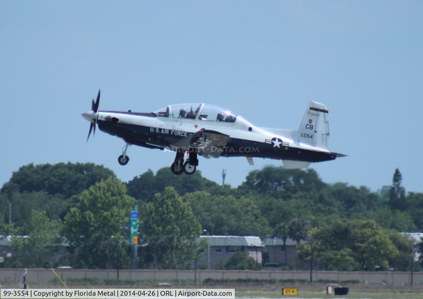 99-3554, 1999 Raytheon T-6A Texan II C/N PT-58, T-6A Texan II