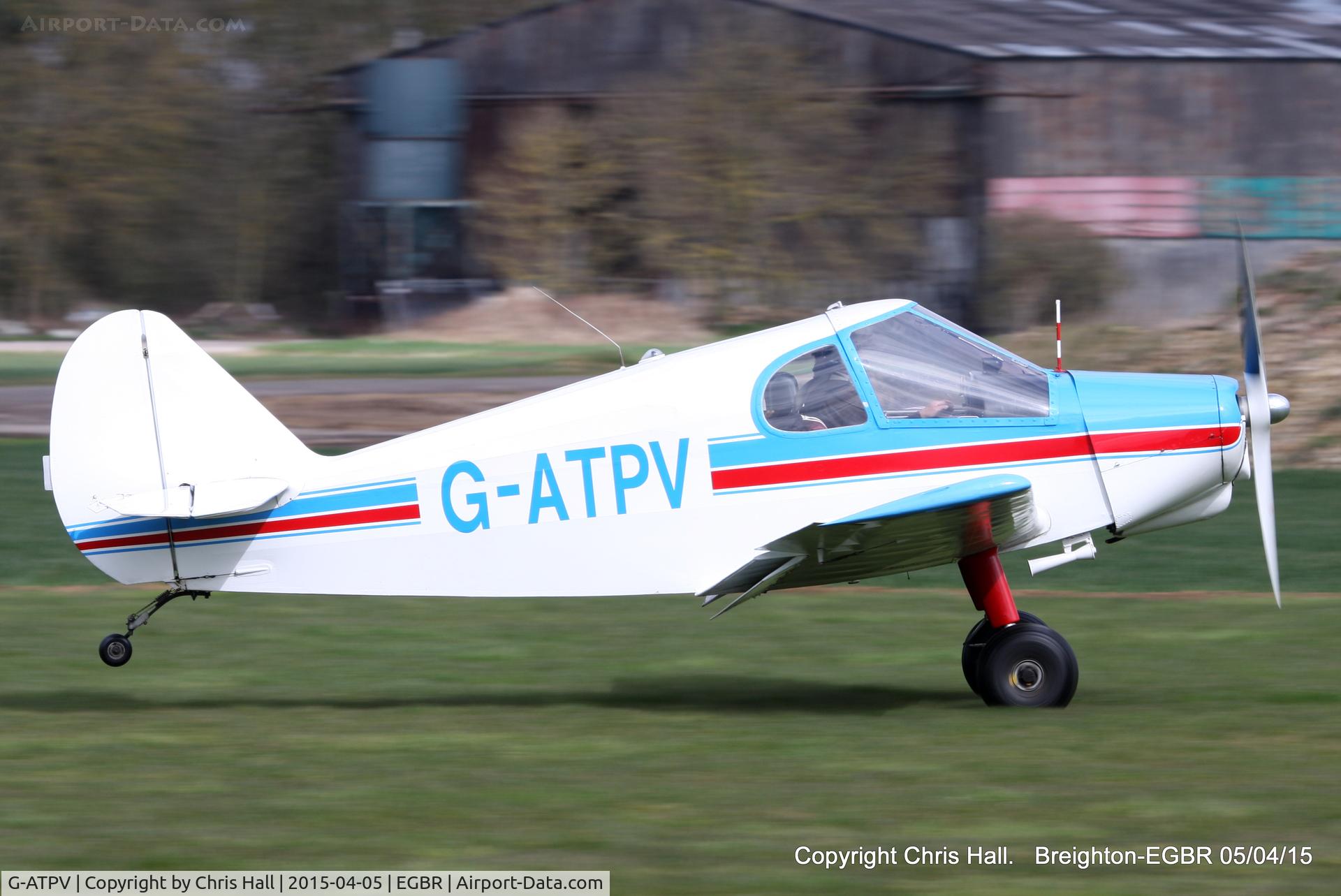 G-ATPV, 1959 Gardan Minicab (JB01 Standard) C/N JB-01, at the Easter Homebuilt Aircraft Fly-in