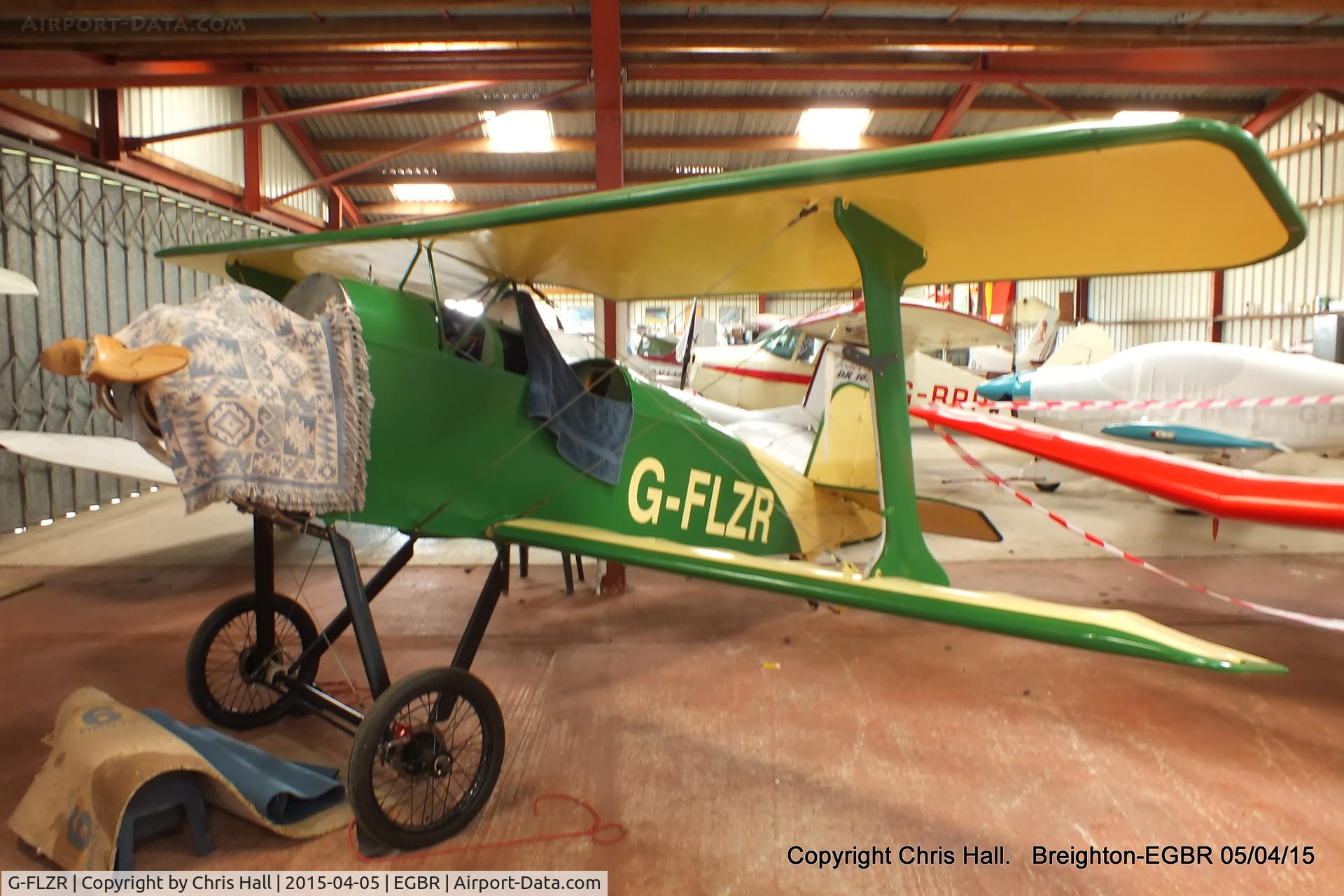 G-FLZR, 2001 Staaken Z-21 Flitzer C/N PFA 223-13219, at the Easter Homebuilt Aircraft Fly-in