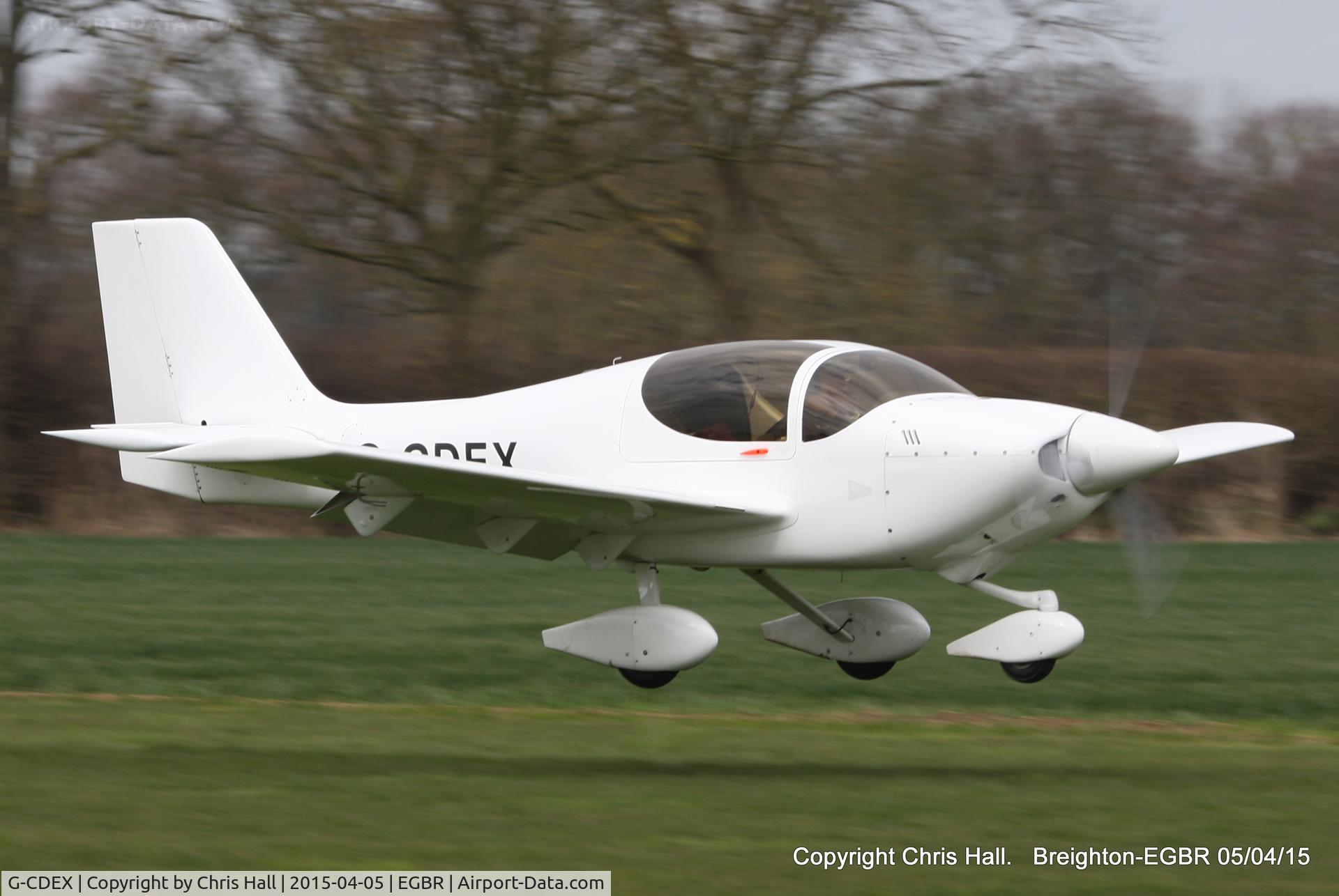 G-CDEX, 2004 Europa Tri Gear C/N PFA 247-12507, at the Easter Homebuilt Aircraft Fly-in