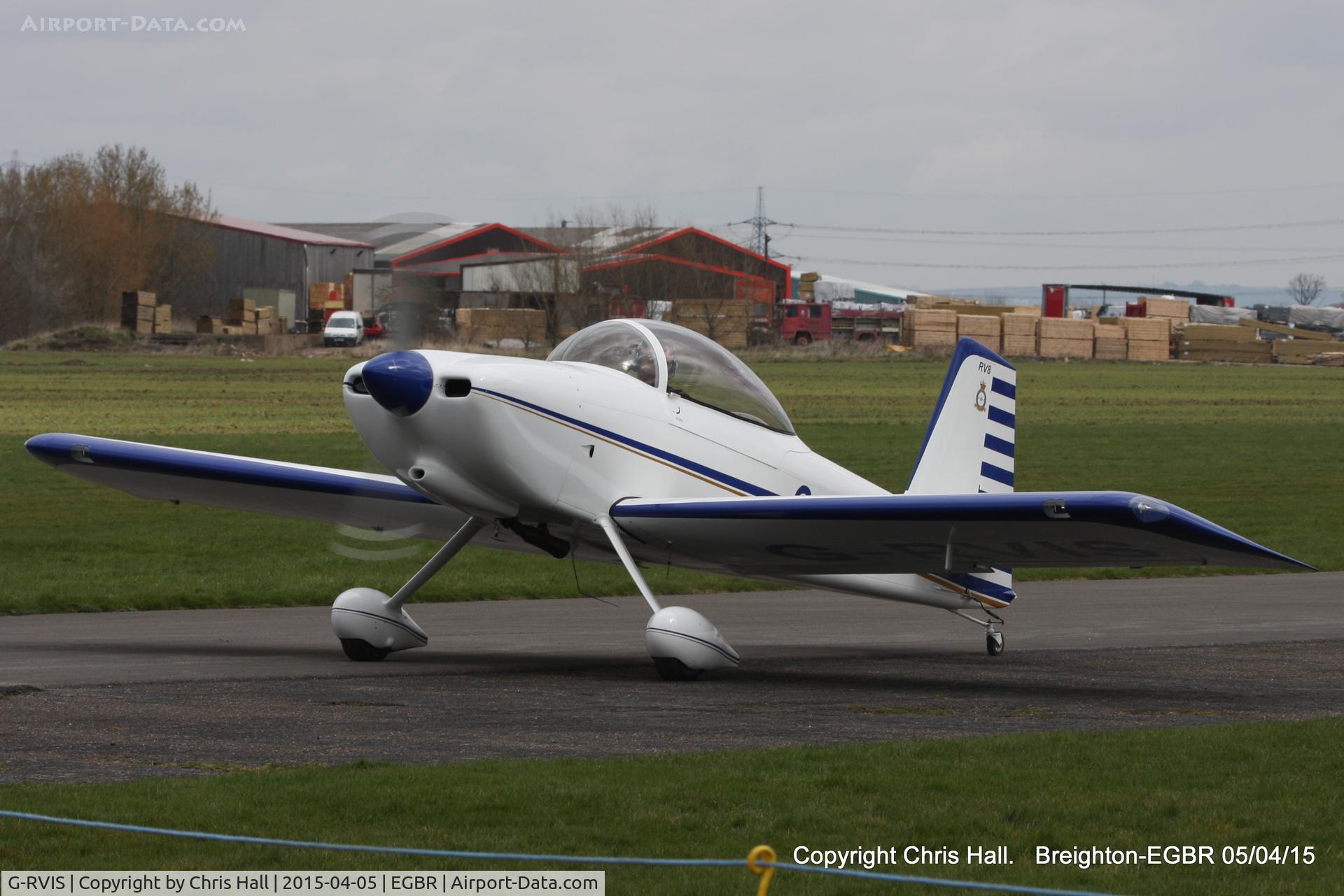 G-RVIS, 2003 Vans RV-8 C/N PFA 303-14031, at the Easter Homebuilt Aircraft Fly-in