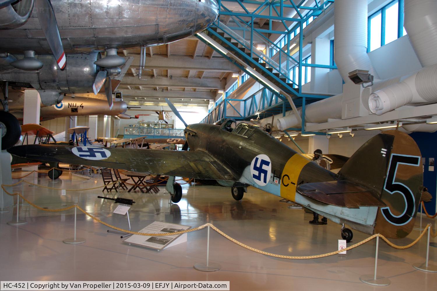 HC-452, Hawker Hurricane I C/N 41H/11096, Hawker Hurricane Mk.1 of the Finnish Air Force preserved in the Aviation Museum of Central Finland at Tikkakoski