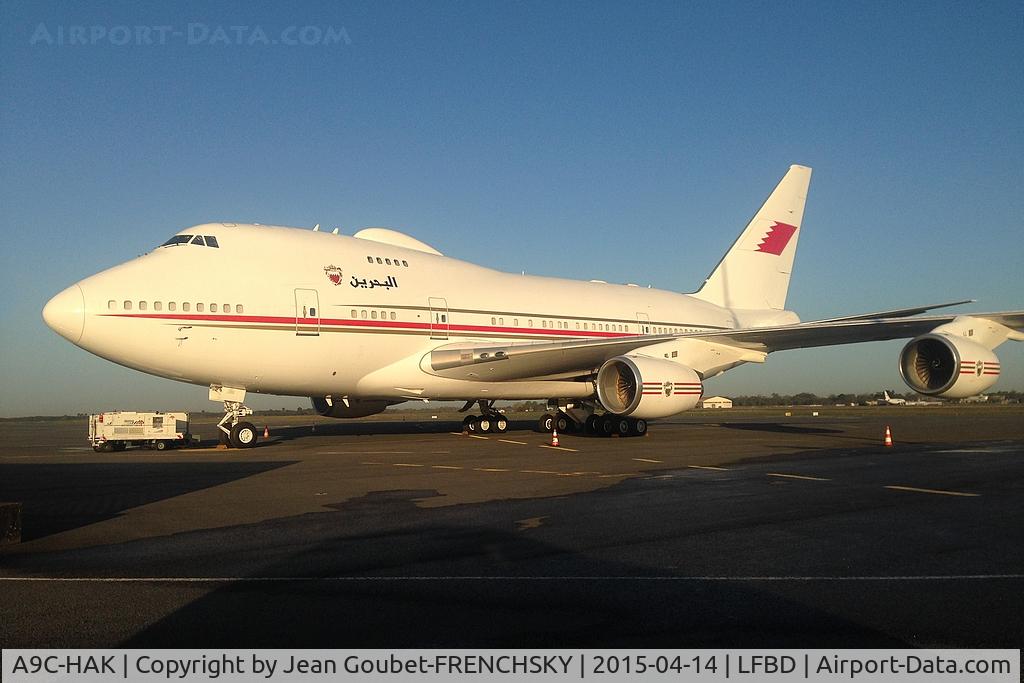 A9C-HAK, 1987 Boeing 747SP-Z5 C/N 23610/676, Bahrain Amiri parking A13
