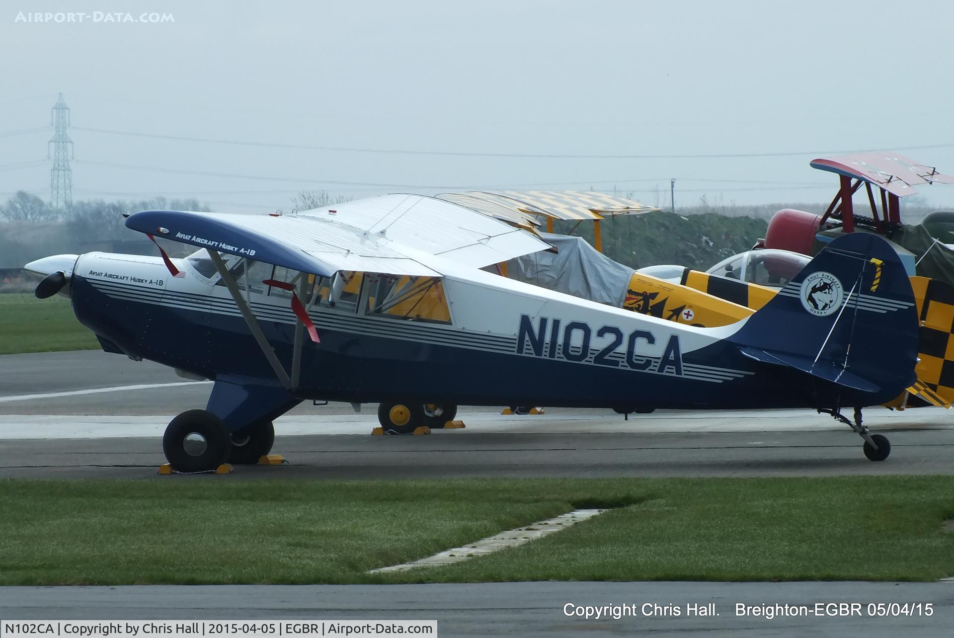 N102CA, 2004 Aviat A-1B Husky C/N 2272, at the Easter Homebuilt Aircraft Fly-in